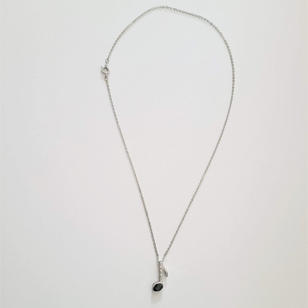 Music Note Necklace - Picture 2 of 4